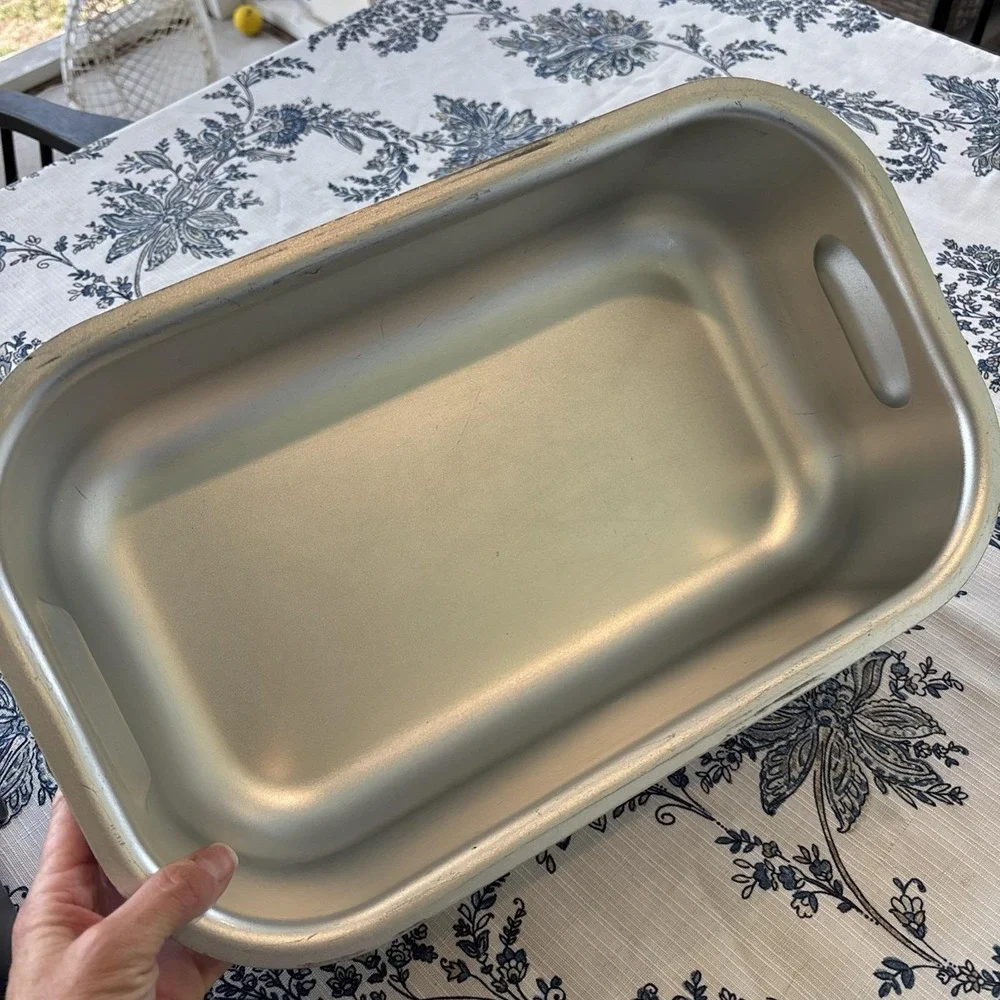 Miracle Maid Large Roasting Pan Anodized Aluminum Domed Lid Turkey Roaster VTG
